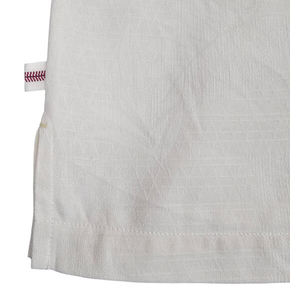 NWT Tampa Bay Rays Tommy Bahama Shirt Mens XXXL Off White Embroidered Silk Camp - Picture 7 of 15